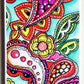 watercolor doodles case- iPhone 4s