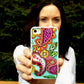 watercolor doodles case- iPhone 4s