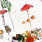 watercolor sketch mushrooms