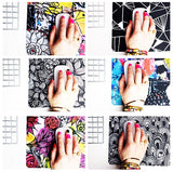 doodle flowers mousepad