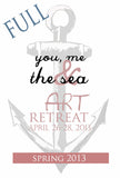 you, me and the sea art retreat spring 2013