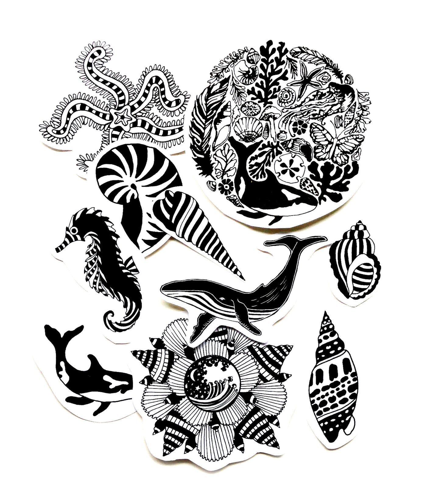 ocean paper sticker pack