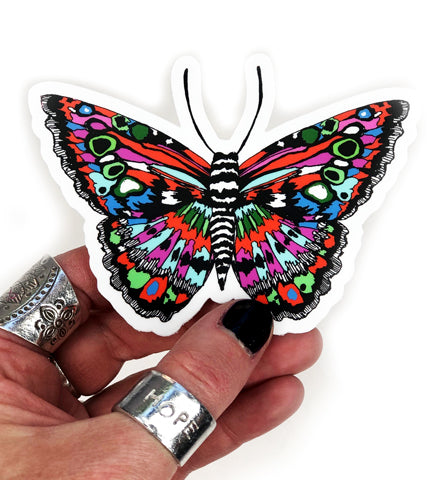butterfly vinyl sticker