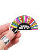 radical empathy vinyl sticker