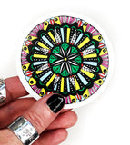 decorative mandala vinyl sticker