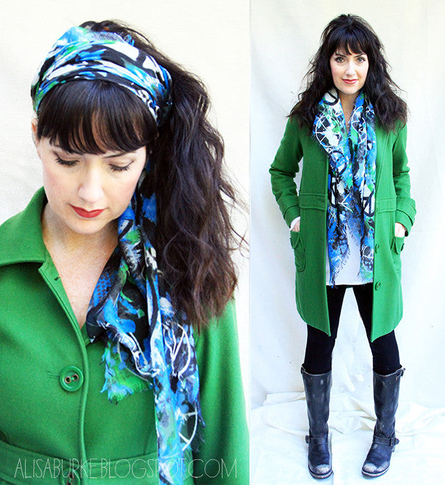 shine square scarf