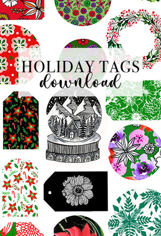 printable holiday tags