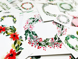 watercolor wreaths