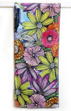 messy flowers scarf