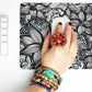 doodle flowers mousepad