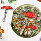 watercolor sketch mushrooms