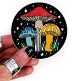 mushroom vinyl sticker