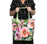 flower tote bag