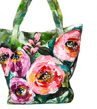 flower tote bag