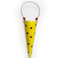 polka dot pixie flower vase