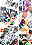 mandala paper sticker pack