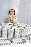 SOLD- flowers cup-11