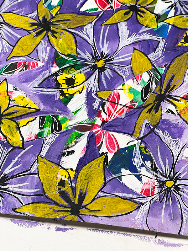 paint over florals