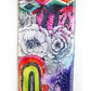 rainbow and flowers scarf