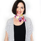 mixed media layers scarf