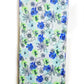 teal flowers scarf- 1 available