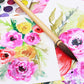 watercolor blooms