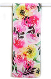 watercolor flowers scarf