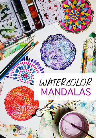 watercolor mandalas