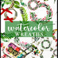 watercolor wreaths